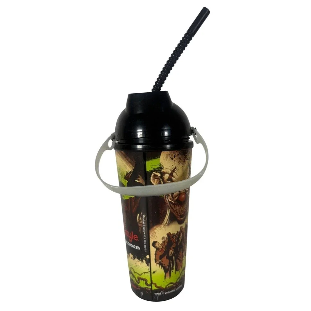 Universal Halloween Horror Nights Studio 2018 Cup lid straw walking dead zombies
